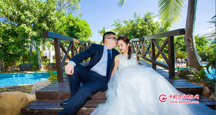 三亚集体婚礼之酒店泳池篇